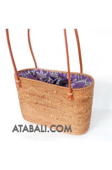 Ata rattan handwoven bag